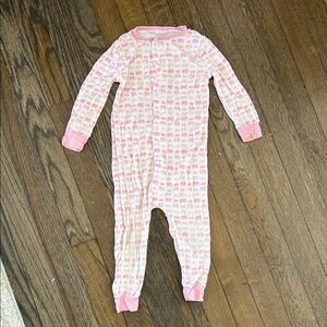 Magnetic Me Pink Elephant Patterned Footie